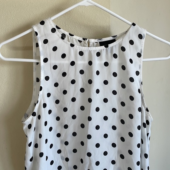 Polka dot tank blouse - Picture 2 of 2